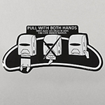 Pull with 2 Hands Front Cover Label - 772720    